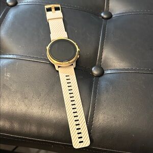 Stylish Gold and Cream Smartwatch